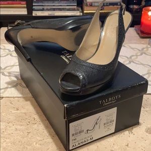 Talbots blk heels